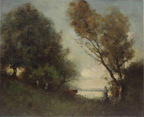 Труибер Поль-Дезире. У реки 